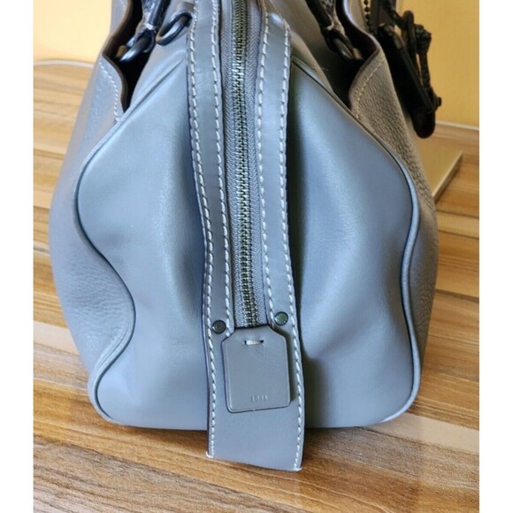 Coach satchel Rogue grey gray snakeskin handles - Picture 4 of 13